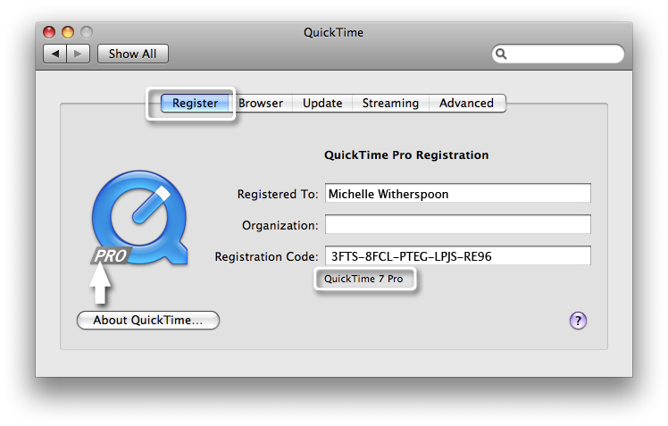 upgrade quicktime for mac